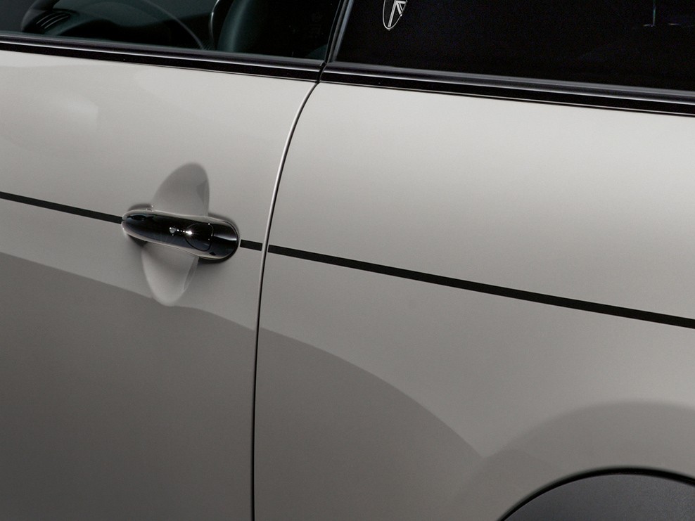 Аксессуары MINI - боковые полосы mini piano black